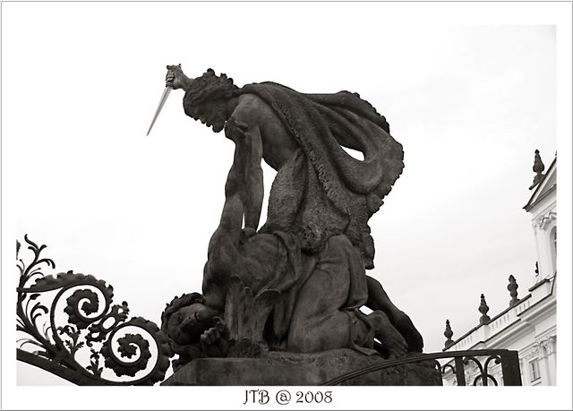 Statue From Prag Castle